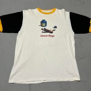 **Vintage 1995 Curious George Ether Ringer T-Shirt**